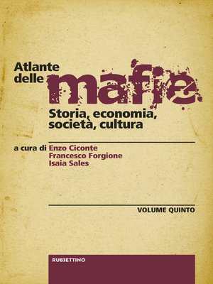 cover image of Atlante delle mafie (Volume V)